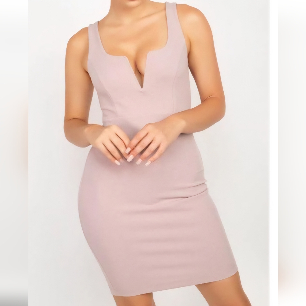 Haute Monde Purple Sleeveless Scoop Neck Sheath Mini Dress
